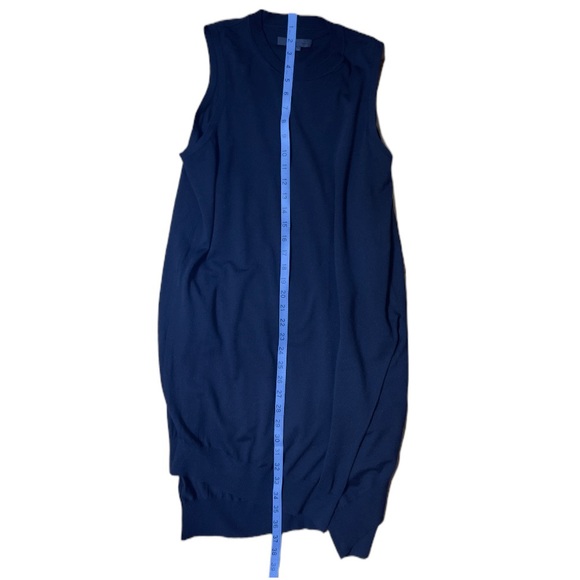 Alexander Wang Merino Wool Black Split Dress - Picture 8 of 9